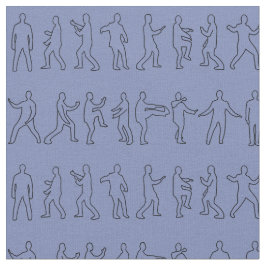 Tai Chi Postures Fabric Tyg