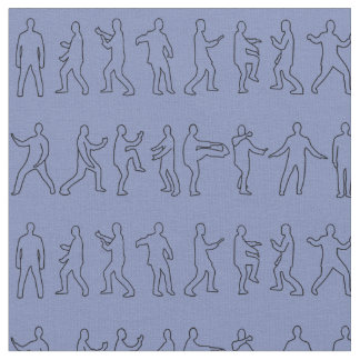 Tai Chi Postures Fabric Tyg