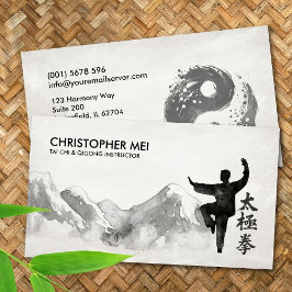 Tai Chi & Qigong Instruktör Visitkort