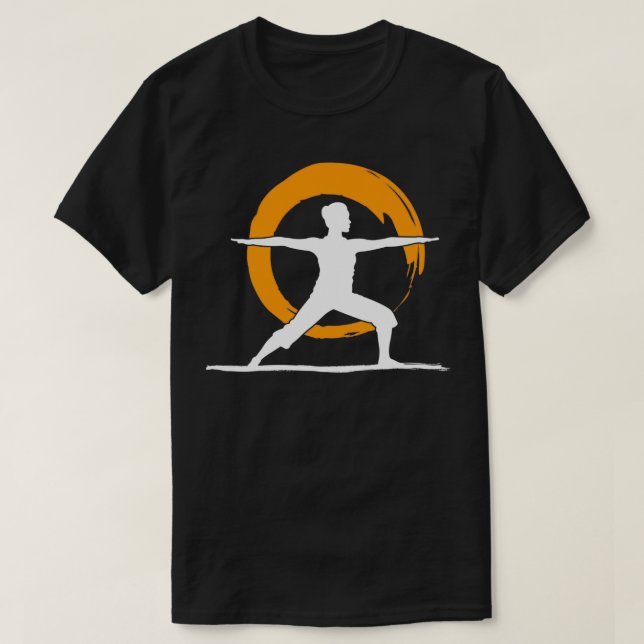 Tai Chi Qigong-kvinna Zen Circle Qi Gong Thai chi T Shirt (Design framsida)