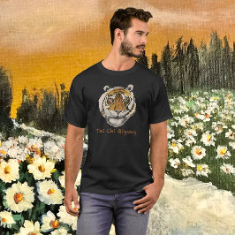Tai Chi Qigong Retro Tiger Activewear Shirt T