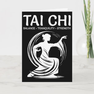Tai Chi Qigong Trane Kampkonst Yoga Meditation Kort