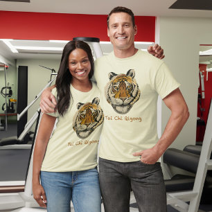 Tai Chi Quiet Flytta TigerExercise Shirt T Shirt