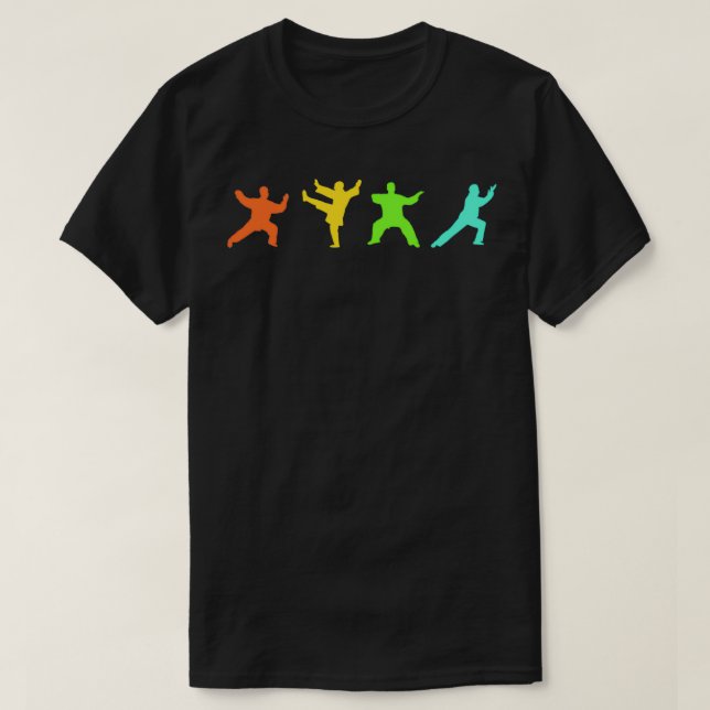 Tai Chi Rörelser Qi TaiChiChuan Gift T Shirt (Design framsida)