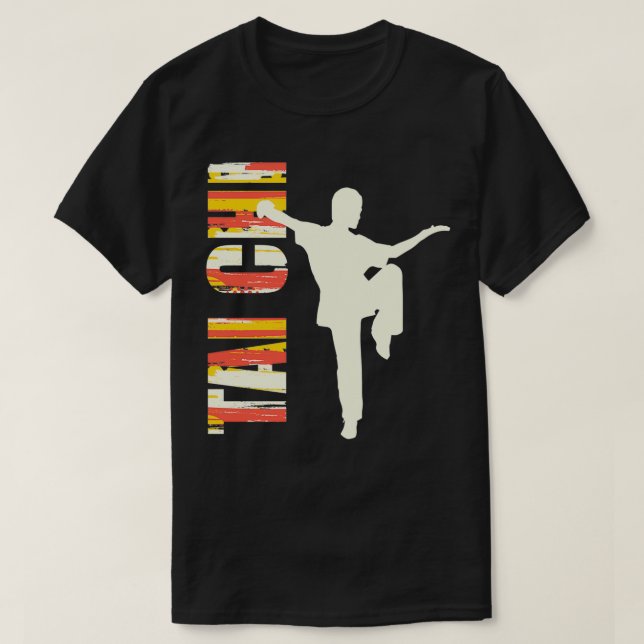 Tai Chi Shadow Boxing Asian Martial Arts 1 T Shirt (Design framsida)