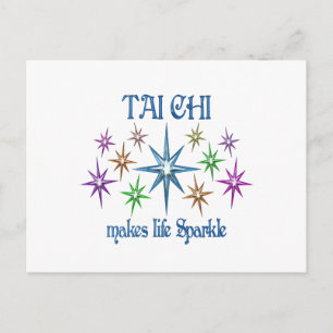 Tai Chi Sparkles Vykort