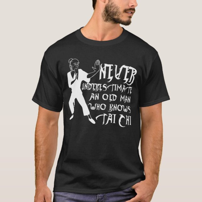Tai Chi TCM Traditionell kinesisk läkemedelsbehand T Shirt (Framsida)