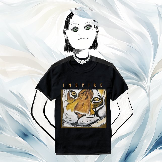 Tai Chi Tiger, anpassa text T Shirt (Skapare uppladdad)