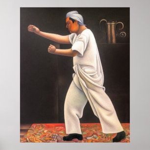 Tai Chi - Utskrift av arbetsytekonst Poster