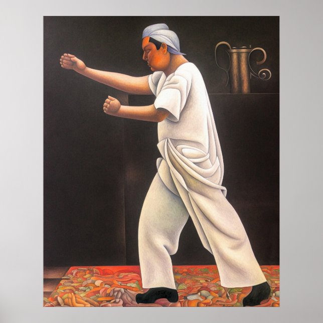 Tai Chi - Utskrift av arbetsytekonst Poster (Framsidan)