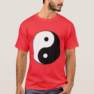 Tai Chi Yin Yang Symbol Hippie / fredsbalans Phi T Shirt