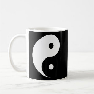 Tai Chi Yin Yang Symbol Hippie Peace Balance Philo Kaffemugg