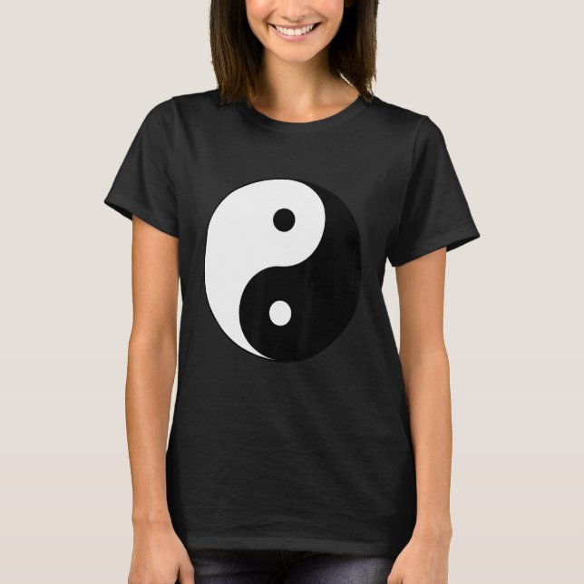Tai Chi Yin Yang Symbol Hippie Peace Balance Philo T Shirt (Framsida)
