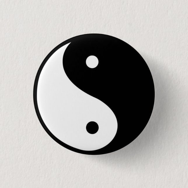 TAi-chi YIN & YANG SYMBOL Knapp (Framsida)