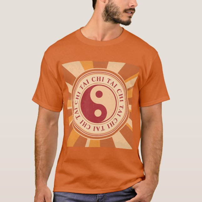 Tai Chi Yin Yang T Shirt (Framsida)