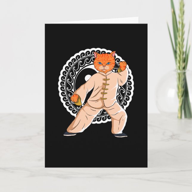 Tai Chi Ying Yang Tai Chi Cat Kort (Framsida)