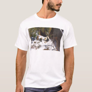 Tai-Shan och Mei Xiang, jätte- pandabjörnar Tee Shirt