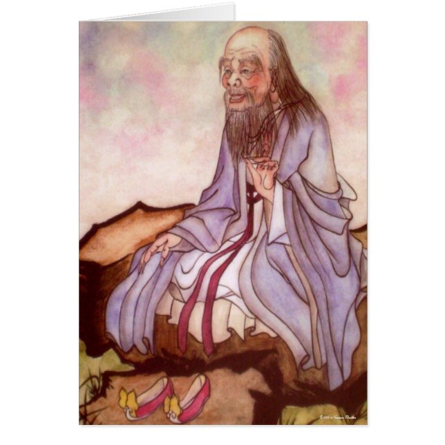Tai Shang Lao Jun Card Hälsningskort (Framsidan)