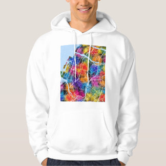 Taichung City Taiwan Stadskarta Hoodie