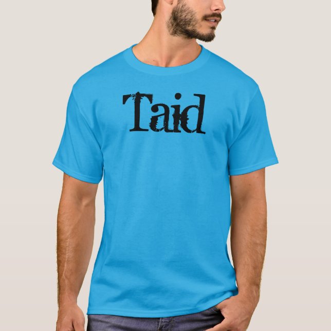 Taid Grandfather in Welsh T Shirt (Framsida)