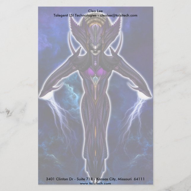 Taidushan Empress Chinsisha Brevpapper (Framsida)