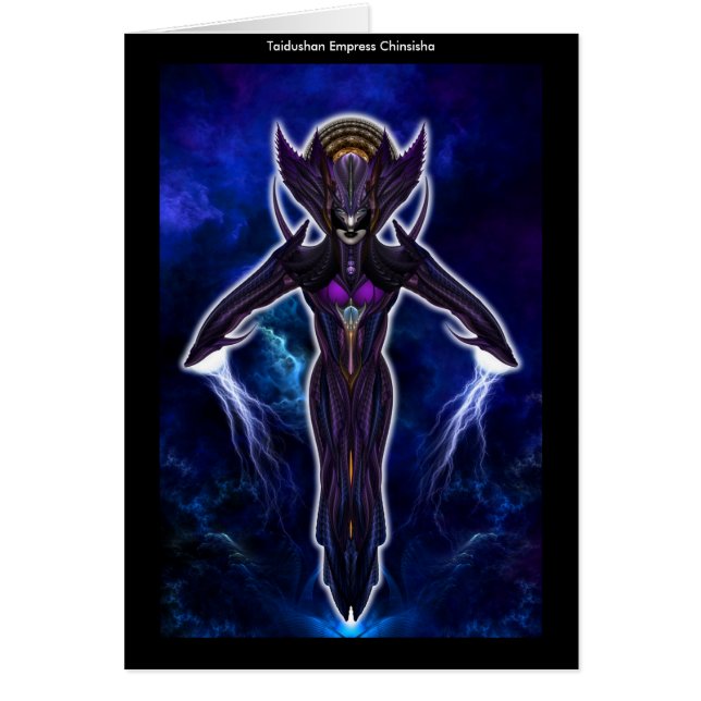 Taidushan Empress Chinsisha Hälsningskort (Framsidan)