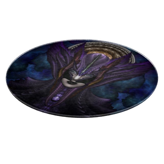 Taidushan Empress Round Glass Caking Board (Hörn)