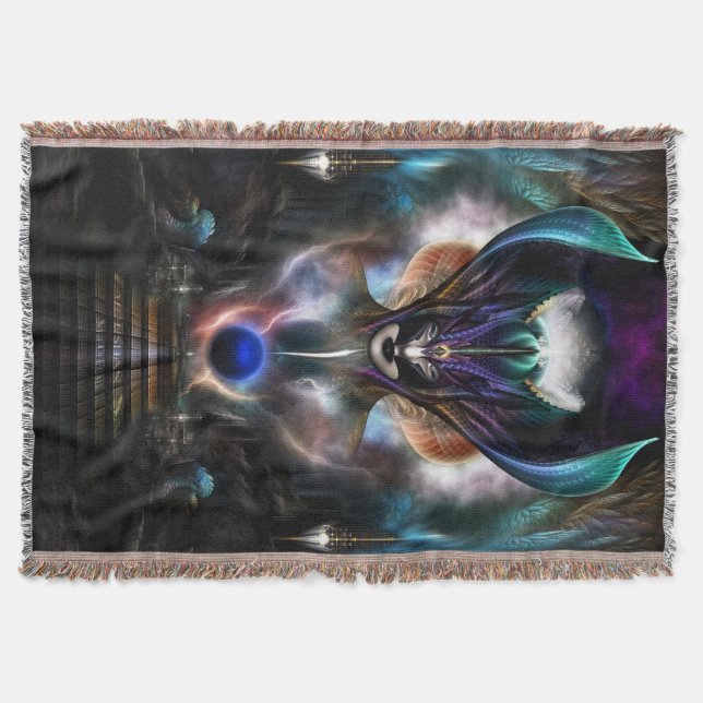 Taidushan Sai-andan i Power WD Throw Blanket Mysfilt (Framsidan)