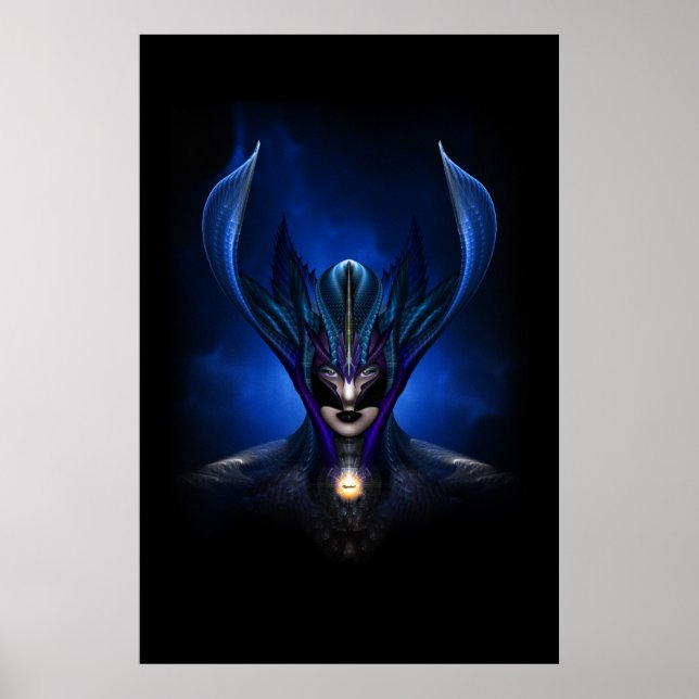 Taidushan Sai Shadow Blue RB BLK Archival Poster (Framsidan)
