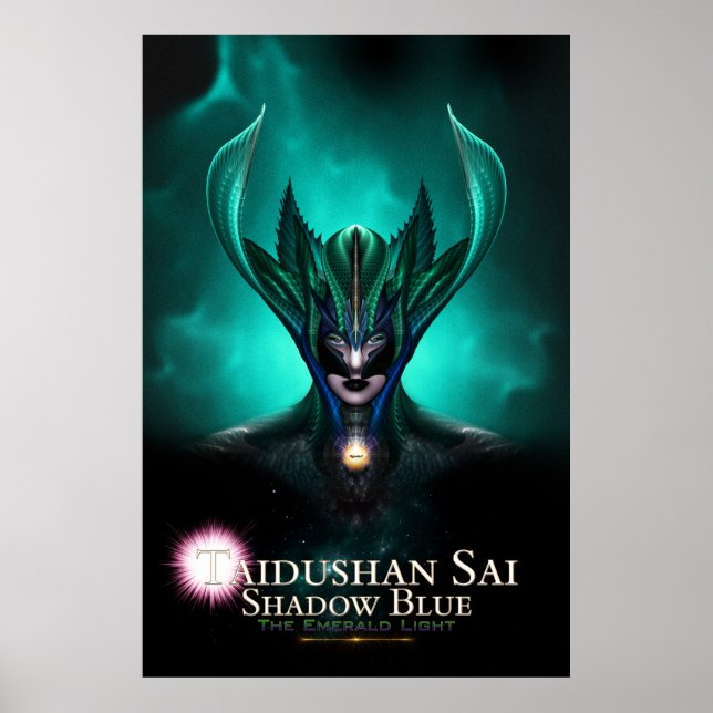 Taidushan Sai Shadow Blue TEL Archival Poster (Framsidan)