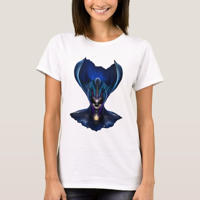 Taidushan Sai Shadow Blue Women's T-Shirt (Framsida)