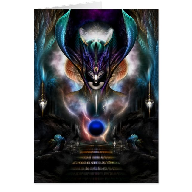 Taidushan Sai Spirit of Power WD Hälsningskort (Framsidan)