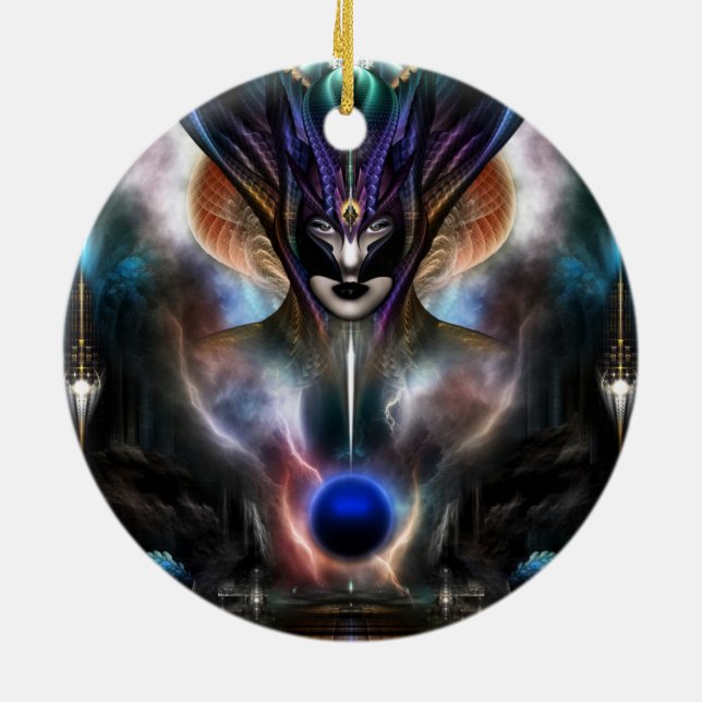 Taidushan Sai Spirit of Power WD Julgransprydnad Keramik (Baksidan)