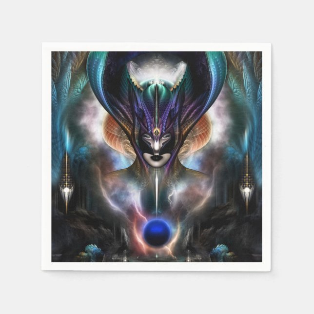 Taidushan Sai Spirit of Power WD Papper Napkins Pappersservett (Framsidan)