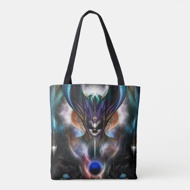 Taidushan Sai Spirit of Power WD Tote Bag Tygkasse (Baksida)