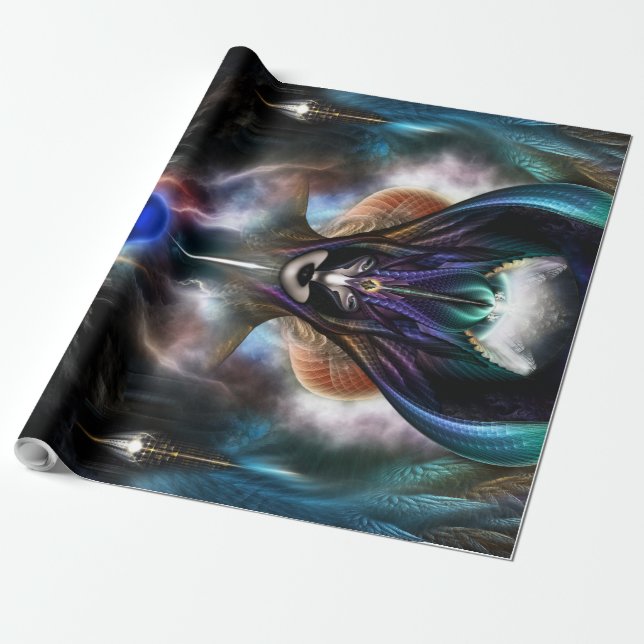 Taidushan Sai Spirit of Power WD Wrapping Papper Presentpapper (Utrullad)