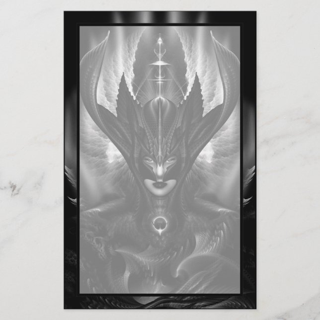 Taidushan Sai Talons of Time BlackSun Stationery Brevpapper (Framsida)