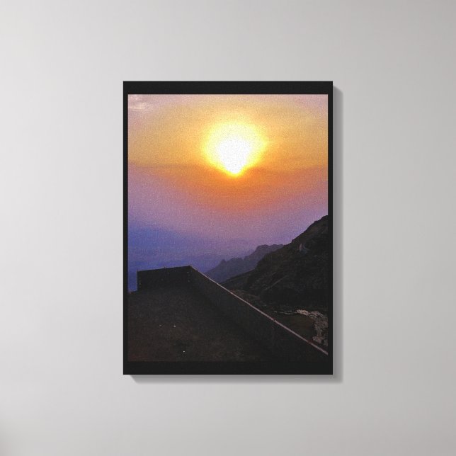 Taif Sunset Canvastryck (Framsida)