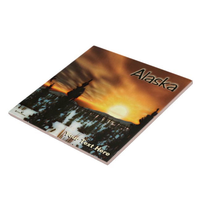 Taiga Sol - Alaska Kakelplatta (Sidan)