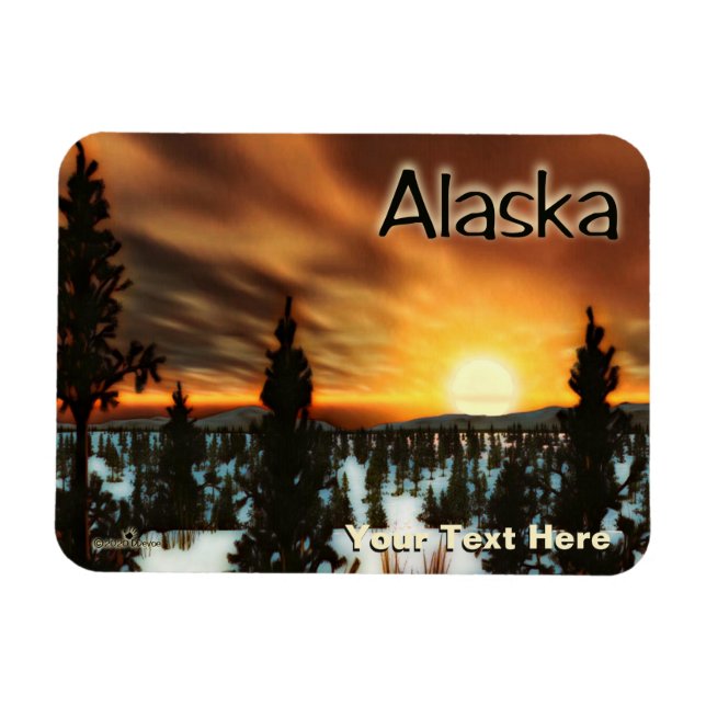 Taiga Sol - Alaska Magnet (Horisontell)