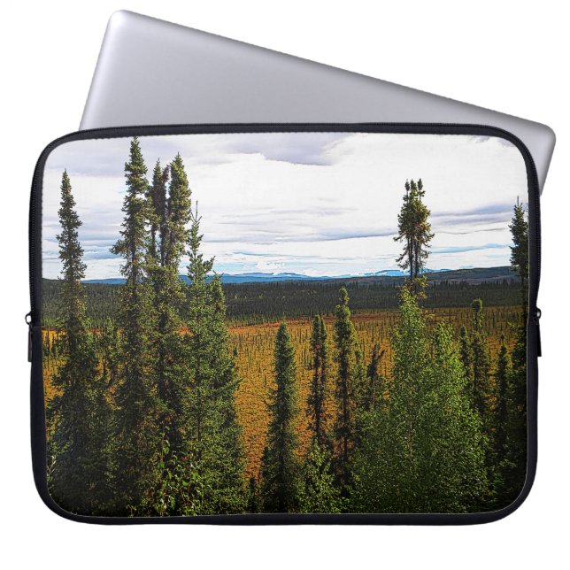 Taiga Summer Laptop Sleeve (Framsidan)