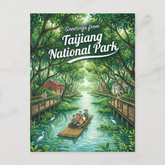 Taijiang nationalpark Taiwan Vykort
