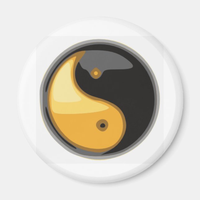 Taijitu_gult Magnet (Framsidan)