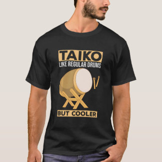 Taiko - som vanliga drumar - men kylare Drummer en T Shirt