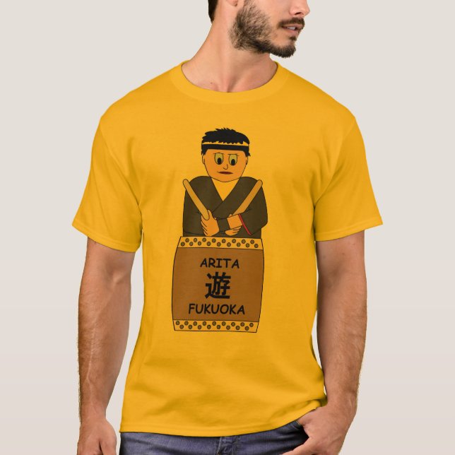 Taiko trummar klubben t shirt (Framsida)