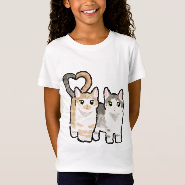 Tail of Love T Shirt (Framsida)