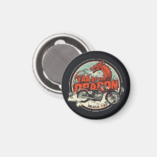 Tail of the Dragon Deals Gap Motorcykel roadtrip Magnet