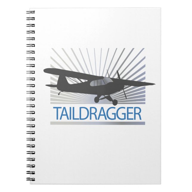 Taildragger-flygplan Anteckningsbok (Framsidan)