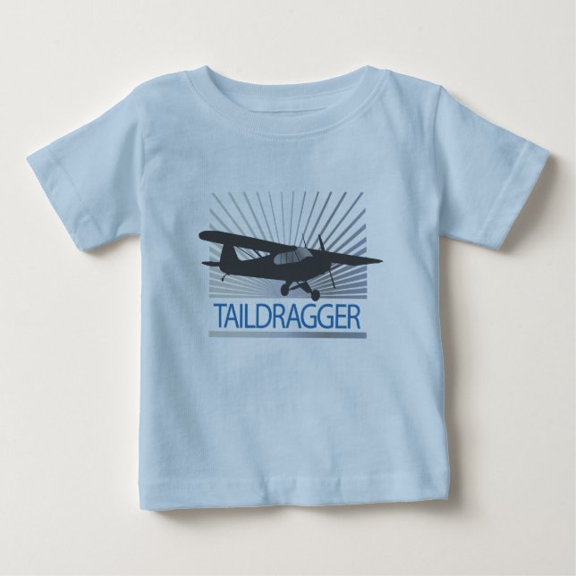 Taildragger-flygplan T Shirt (Framsida)