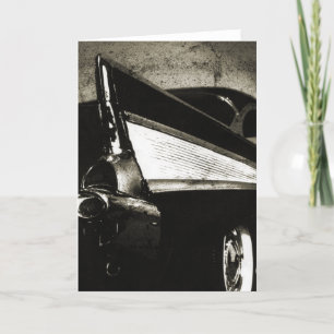 Tailfins - Chevy hälsningkort 1957 Kort